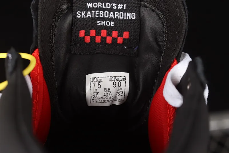 All categories Vans Vans series Vans Mid Vans Kate SK8-Mid black and white suede professional skateboard shoes commemorating legendary skater superstar Jeff Grosso VN0A5FCG625